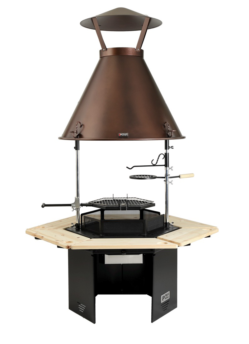 Polar Grilli M6 Kota Grill with Copper hood